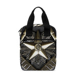 Freemasonry Medal Print Bible Tote Bag