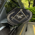 Freemasonry Medal Print Car Side Mirror Covers