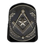 Freemasonry Medal Print Casual Backpack