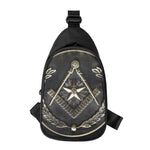 Freemasonry Medal Print Chest Bag