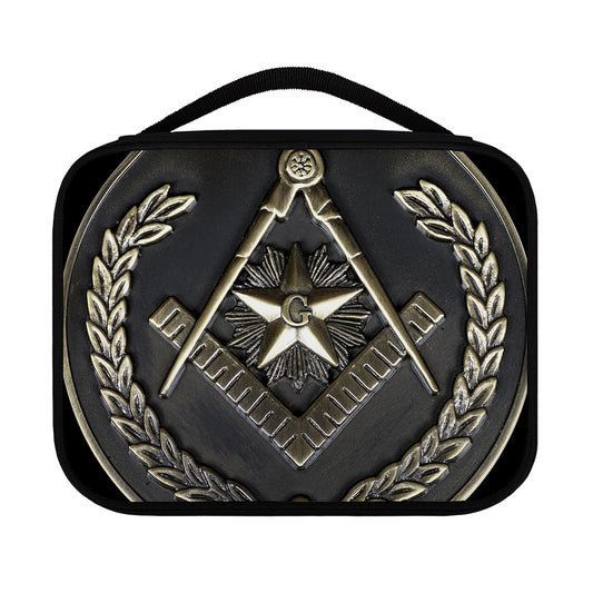 Freemasonry Medal Print Classic Bible Case