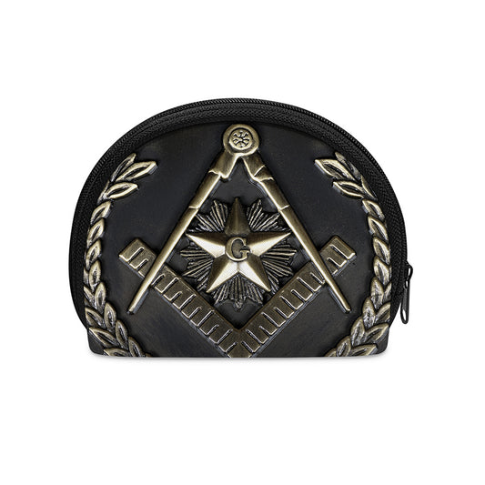 Freemasonry Medal Print Coin Purse