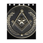 Freemasonry Medal Print Curtain