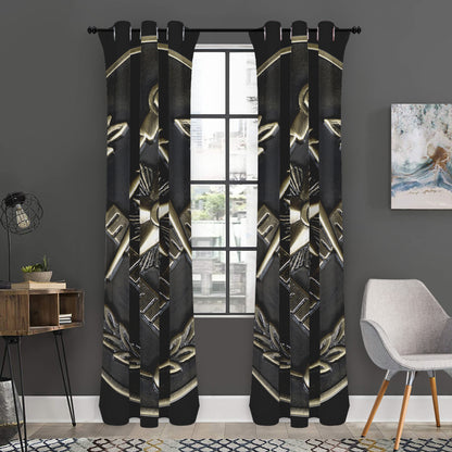 Freemasonry Medal Print Curtain