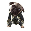 Freemasonry Medal Print Dog Zip Up Hoodie