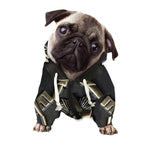 Freemasonry Medal Print Dog Zip Up Hoodie