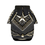 Freemasonry Medal Print Dog Zip Up Hoodie