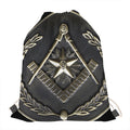 Freemasonry Medal Print Drawstring Bag