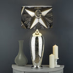 Freemasonry Medal Print Drum Lamp Shade