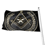 Freemasonry Medal Print Flag