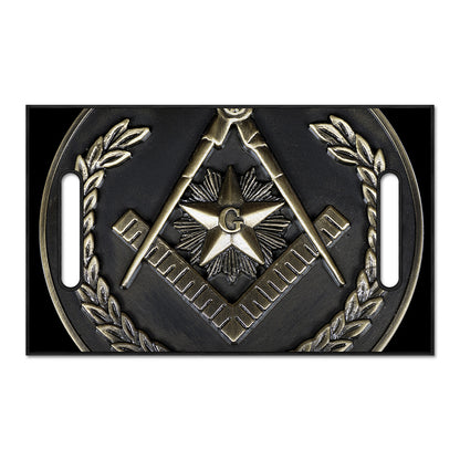 Freemasonry Medal Print Golf Cart Seat Cover