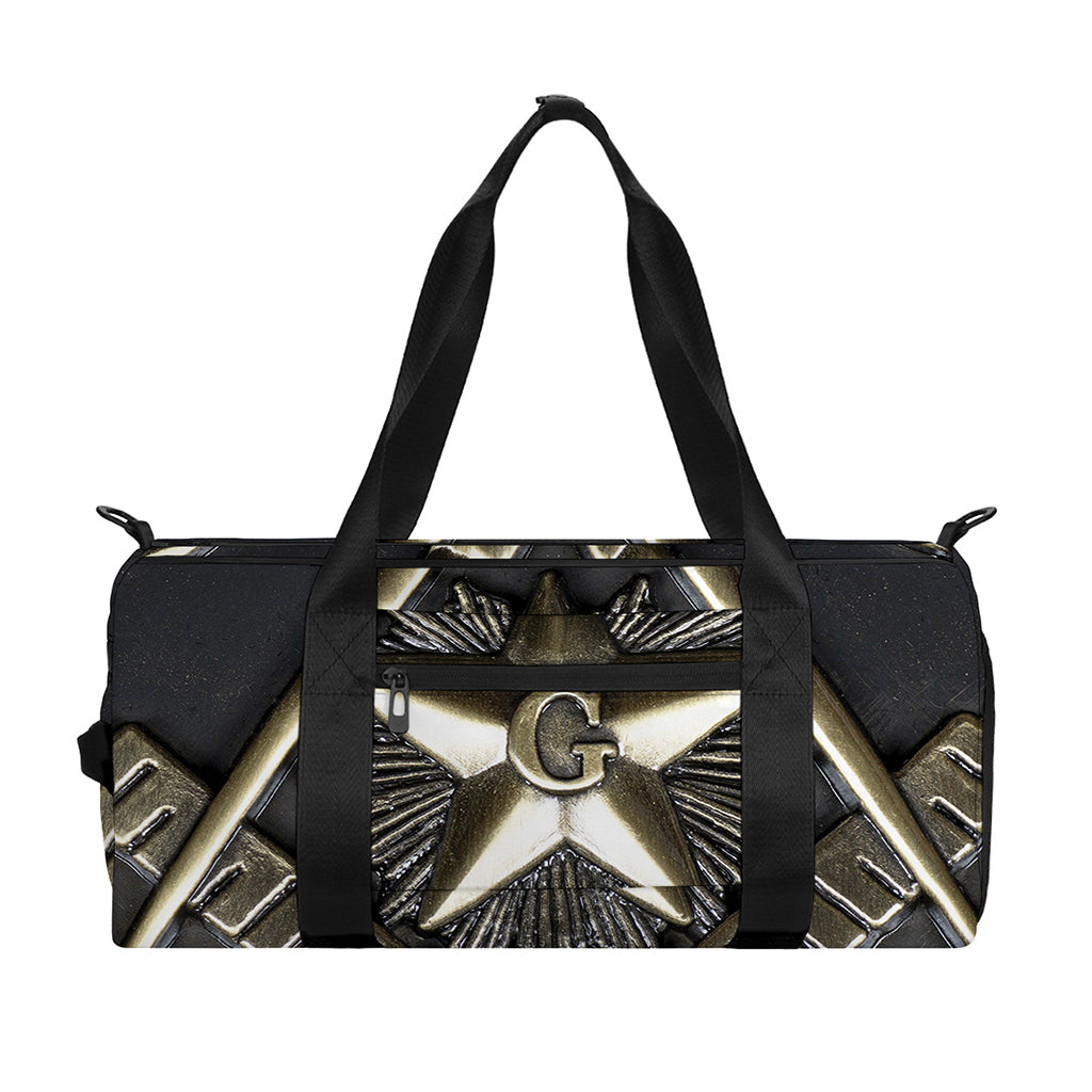 Freemasonry Medal Print Gym Bag
