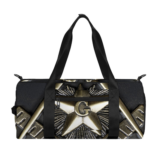 Freemasonry Medal Print Gym Bag