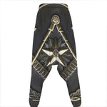 Freemasonry Medal Print Hammer Pants