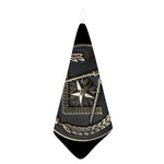 Freemasonry Medal Print Hand Towel