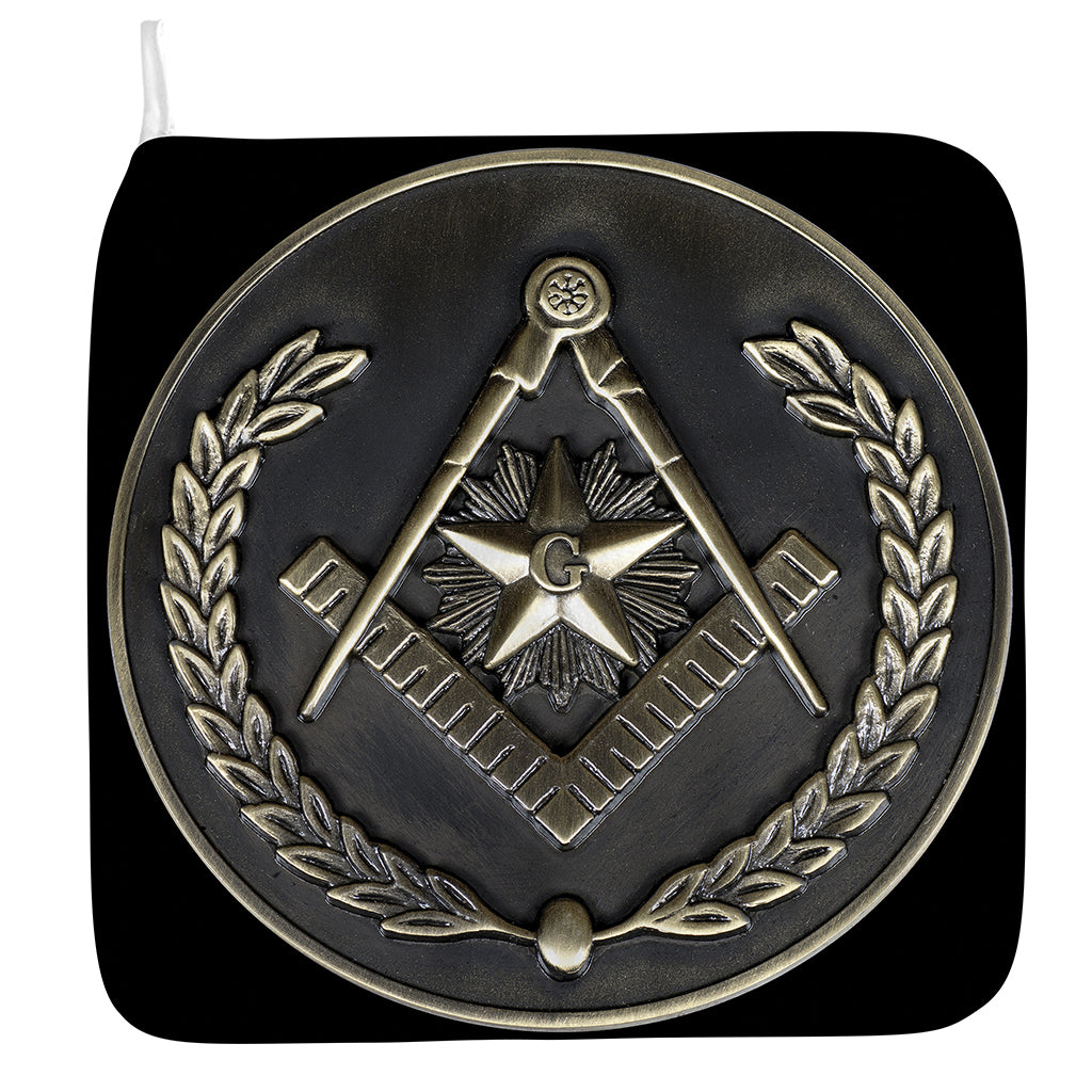 Freemasonry Medal Print Hand Towel