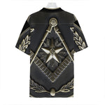 Freemasonry Medal Print Hawaiian Shirt