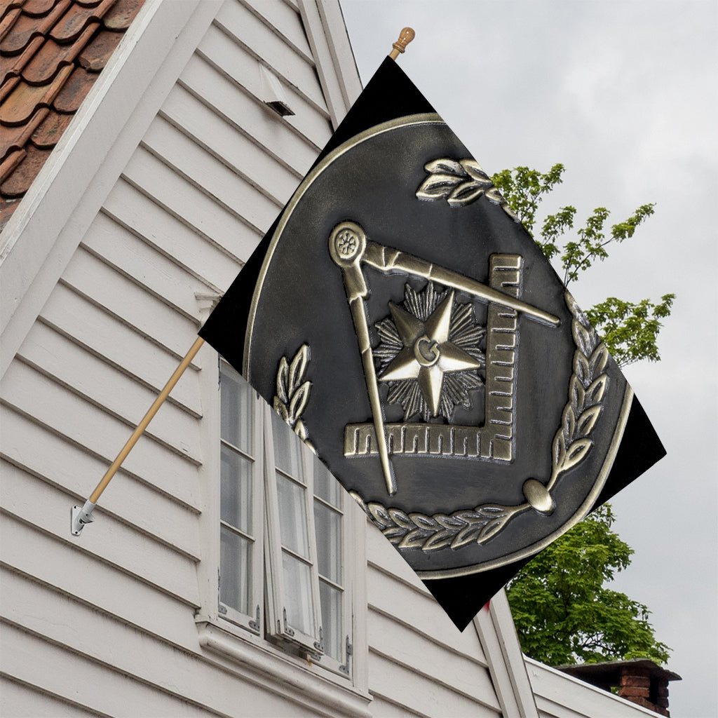 Freemasonry Medal Print House Flag