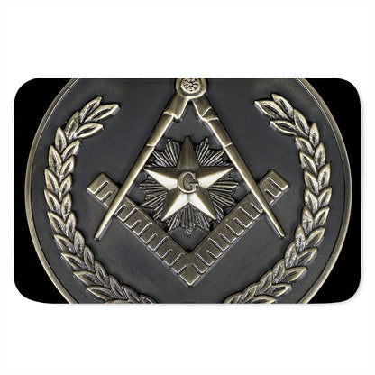 Freemasonry Medal Print Indoor Door Mat