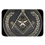 Freemasonry Medal Print Indoor Door Mat