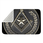 Freemasonry Medal Print Indoor Door Mat