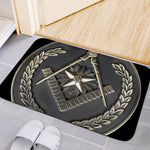 Freemasonry Medal Print Indoor Door Mat