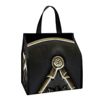Freemasonry Medal Print Insulated Lunch Tote