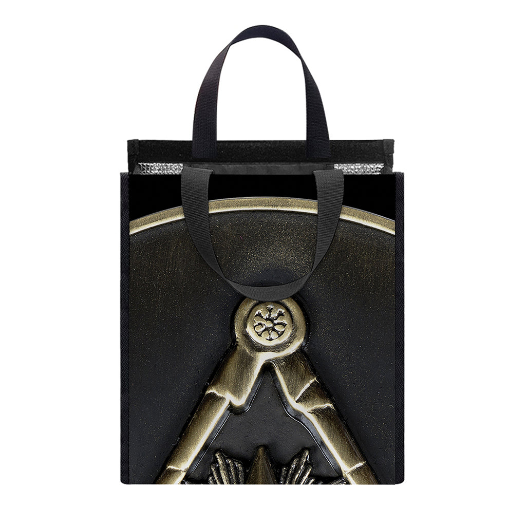 Freemasonry Medal Print Insulated Lunch Tote