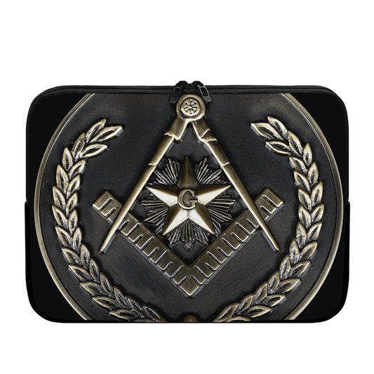 Freemasonry Medal Print Laptop Sleeve