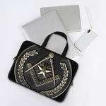 Freemasonry Medal Print Laptop Sleeve With Handle