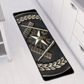 Freemasonry Medal Print Long Kitchen Mat