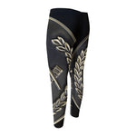 Freemasonry Medal Print Men's Compression Pants