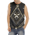 Freemasonry Medal Print Men's Fitness Tank Top