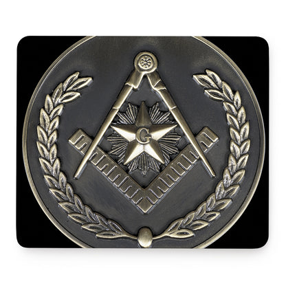 Freemasonry Medal Print Mouse Pad