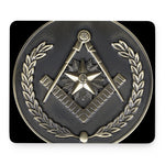 Freemasonry Medal Print Mouse Pad