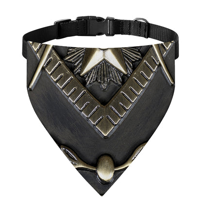 Freemasonry Medal Print Over The Collar Dog Bandana
