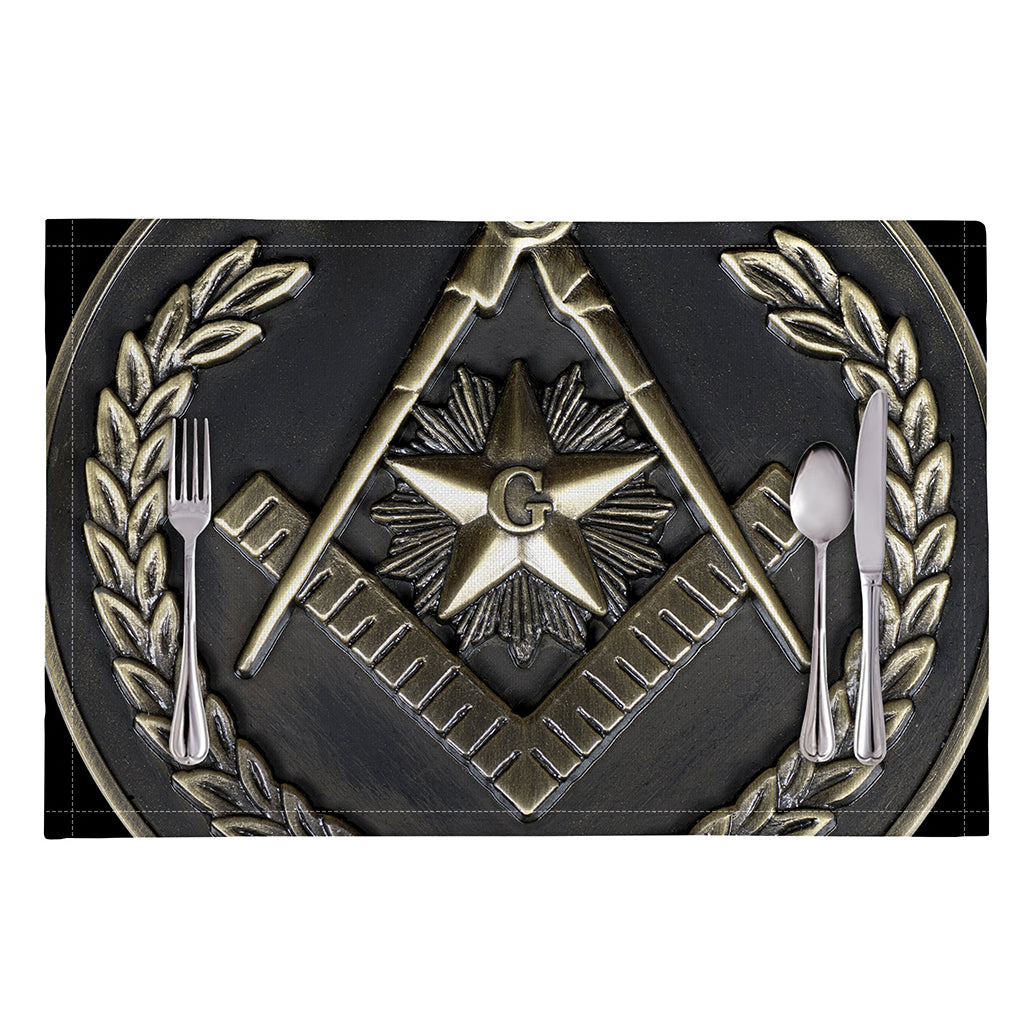 Freemasonry Medal Print Placemat