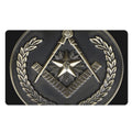 Freemasonry Medal Print Polyester Doormat