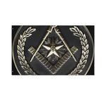 Freemasonry Medal Print Polyester Flag