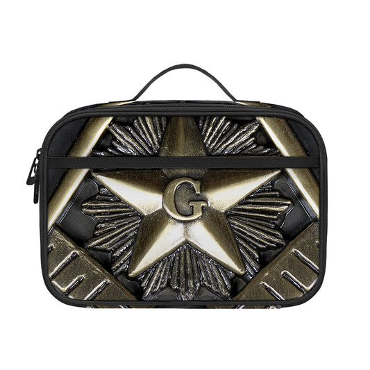 Freemasonry Medal Print Portable Lunch Bag