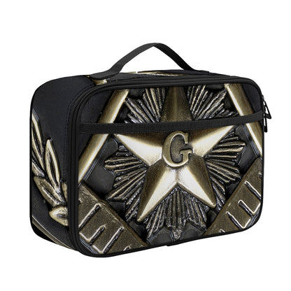 Freemasonry Medal Print Portable Lunch Bag