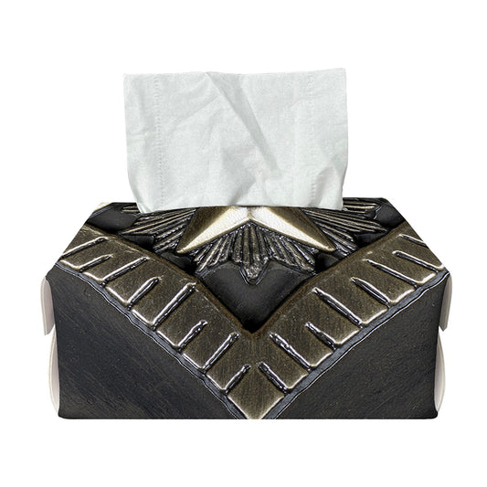 Freemasonry Medal Print Rectangle Tissue Box Cover