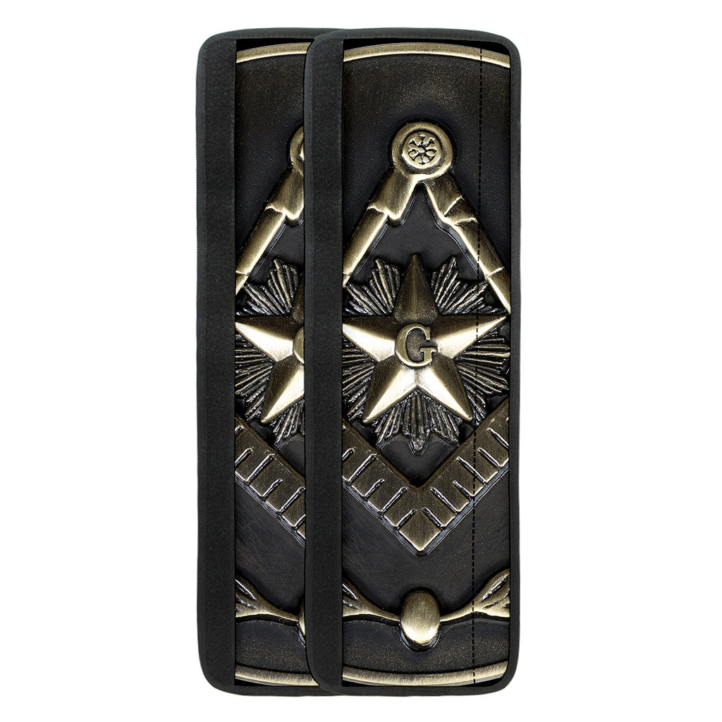 Freemasonry Medal Print Refrigerator Handle Covers