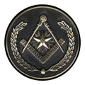Freemasonry Medal Print Round Blanket