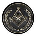 Freemasonry Medal Print Round Floor Mat