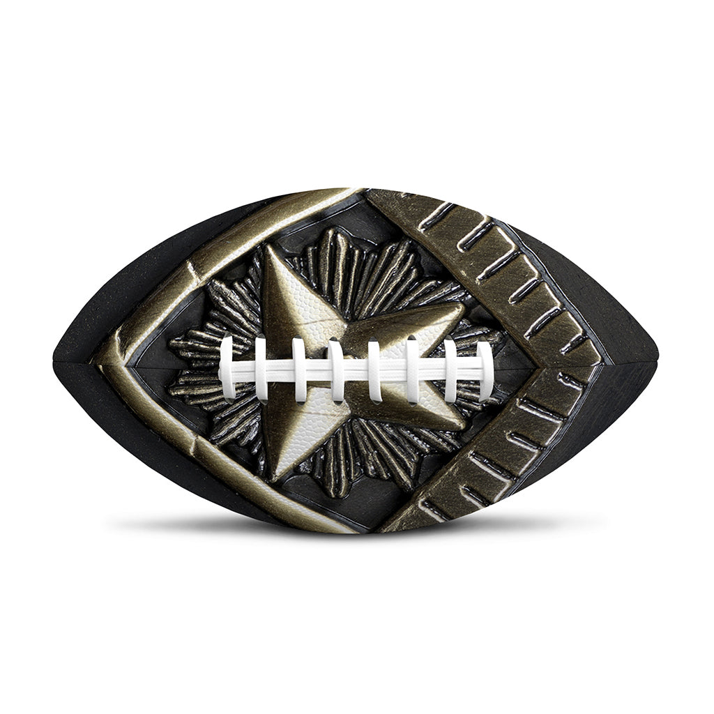 Freemasonry Medal Print Rugby Ball