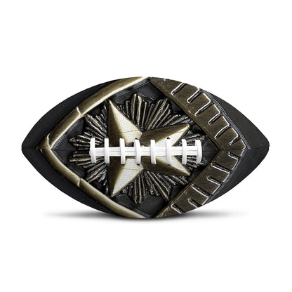 Freemasonry Medal Print Rugby Ball