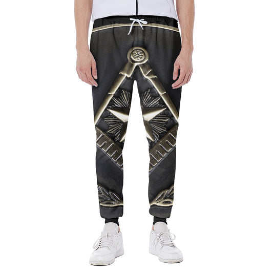 Freemasonry Medal Print Scuba Joggers