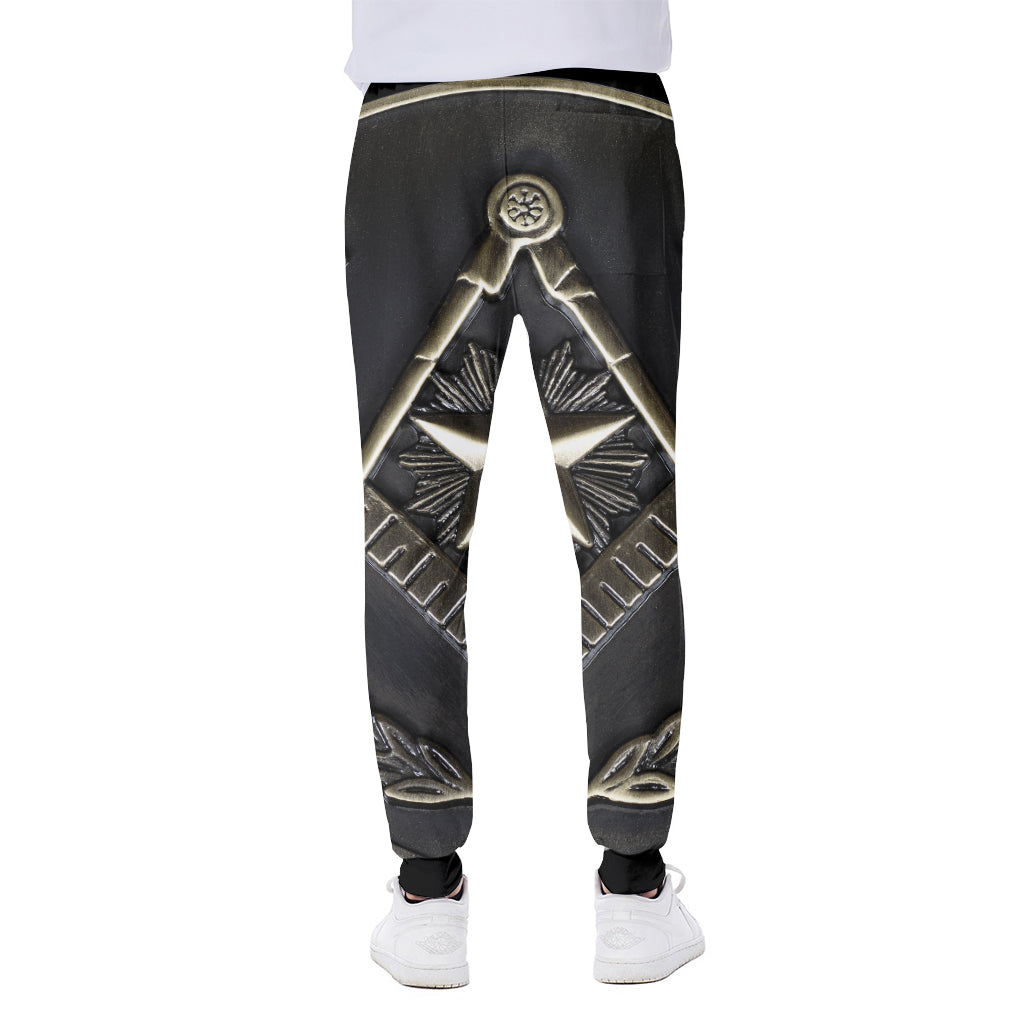 Freemasonry Medal Print Scuba Joggers