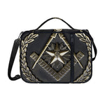 Freemasonry Medal Print Shoulder Strap Bible Bag